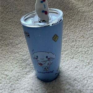 Cinnamoroll Blue Tumbler with Straw